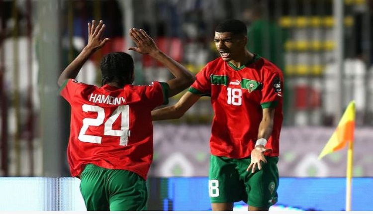 المنتخب المغربي مصدر الصورة.. مواقع التواصل
