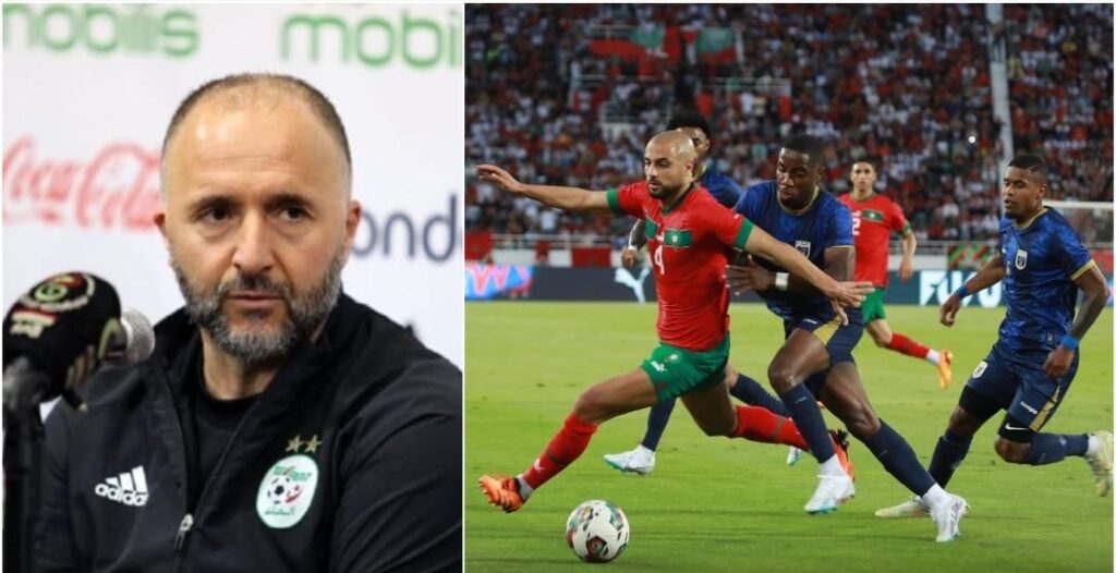 المدرب الجزائري يُعلِّقُ على هزيمة المنتخب المغربي