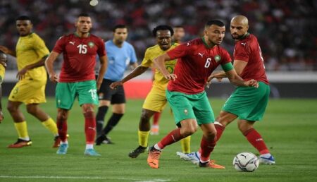 المنتخب المغربي ينهزمون أمام منتخب بافانا بافافا