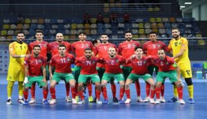 المنتخب الوطني داخل القاعة المتوج بكأس العرب