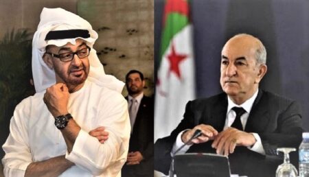 رئيس الجزائر ورئيس الإمارات