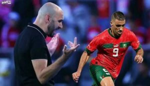 وليد الركراكي وحمد الله