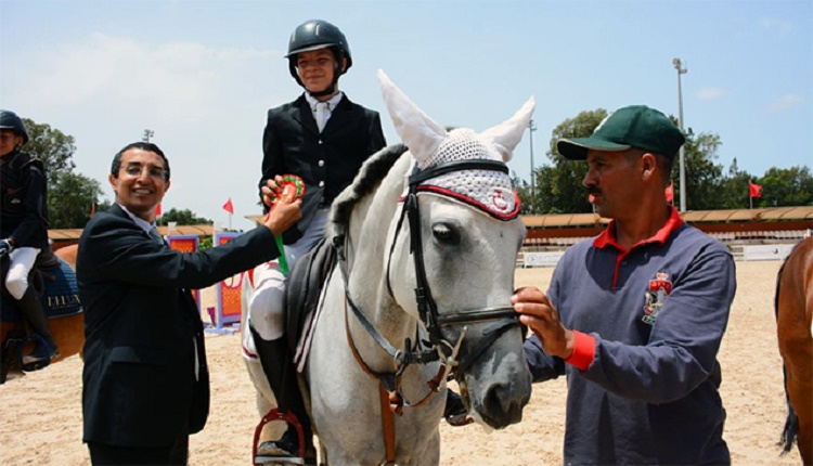 مليسا شارليي تفوز ببطولة المغرب في القفز على الحواجز لفئة أقل من 21 سنة