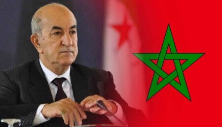 الرئيس الجزائري والمغرب