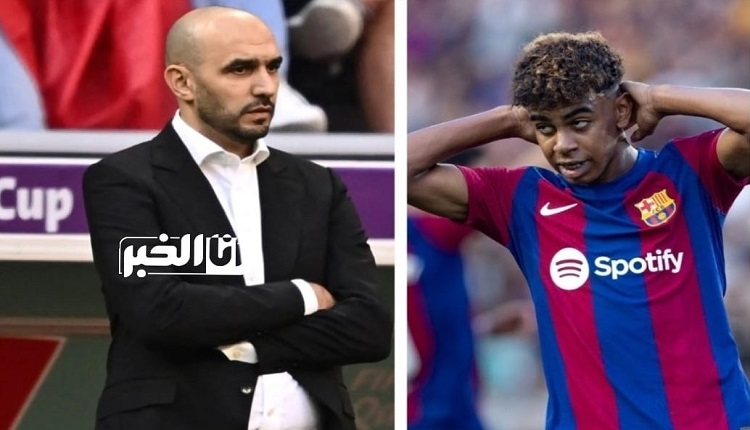وليد الركراكي لامين يا مال