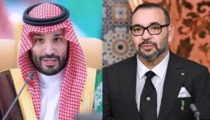 الملك محمد السادس وولي عهد المملكة العربية السعودية
