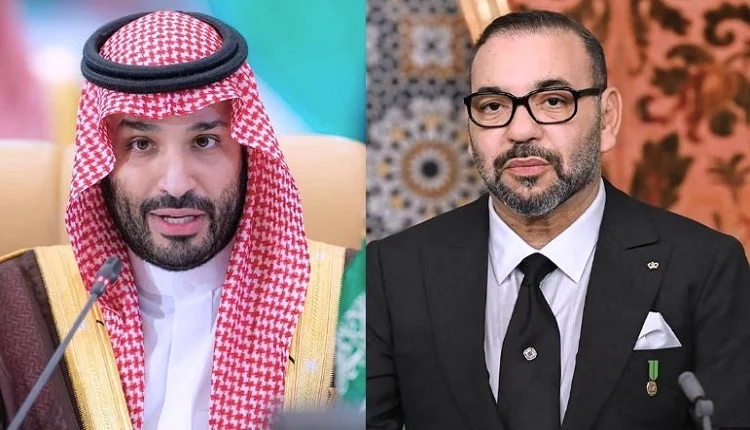 الملك محمد السادس وولي عهد المملكة العربية السعودية