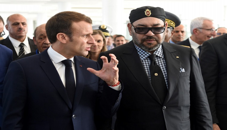 الملك محمد السادس وماكرون