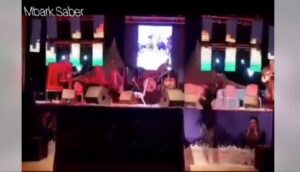 بالفيديو.. زلزال المغرب يفاجئ مهرجانا فنيا بشيشاوة