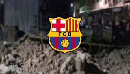 برشلونة يتضامن مع ضحايا زلزال المغرب