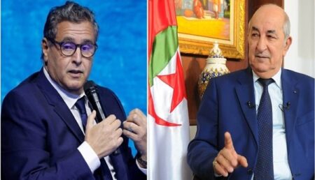 عزيز أخنوش وعبد المجيد تبون وجها لوجه