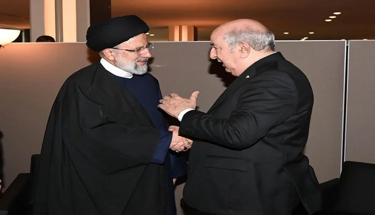لقاء يجمع الرئيس الجزائري والرئيس الإيراني