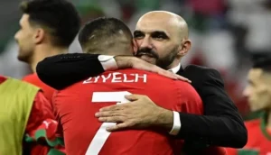 وليد الركراكي وحكيم زياش