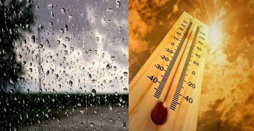 حرارة مرتفعة وأمطار خفيفة