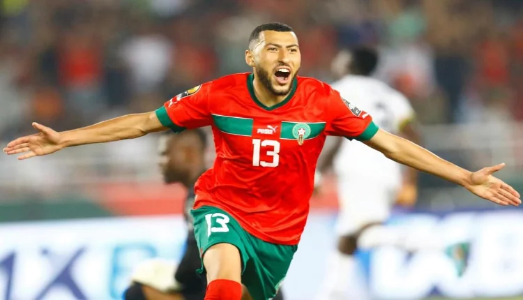 مهاجم المنتخب الأولمبي المغربي