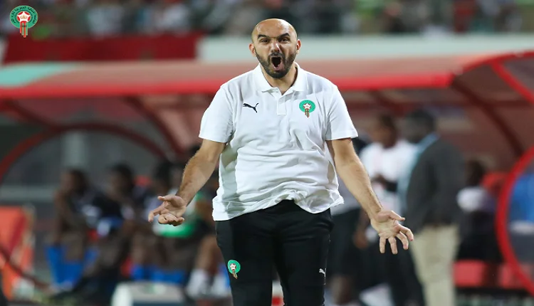 وليد الركراكي مدرب المنتخب المغربي
