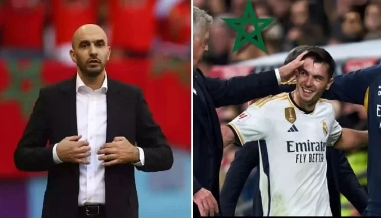 وليد الركراكي وإبراهيم دياز