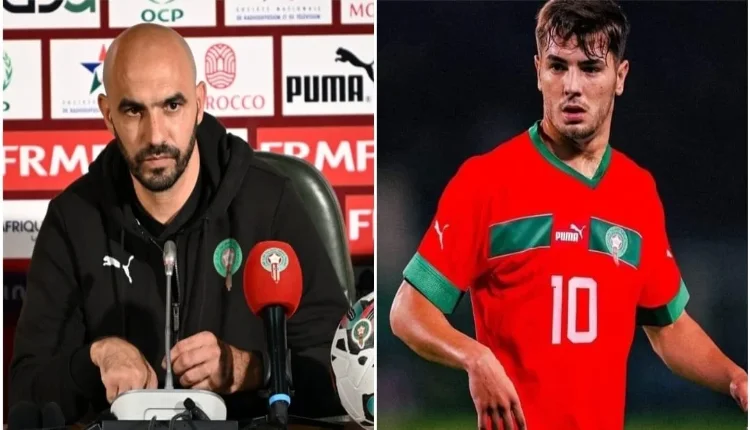وليد الركراكي وابراهيم دياز