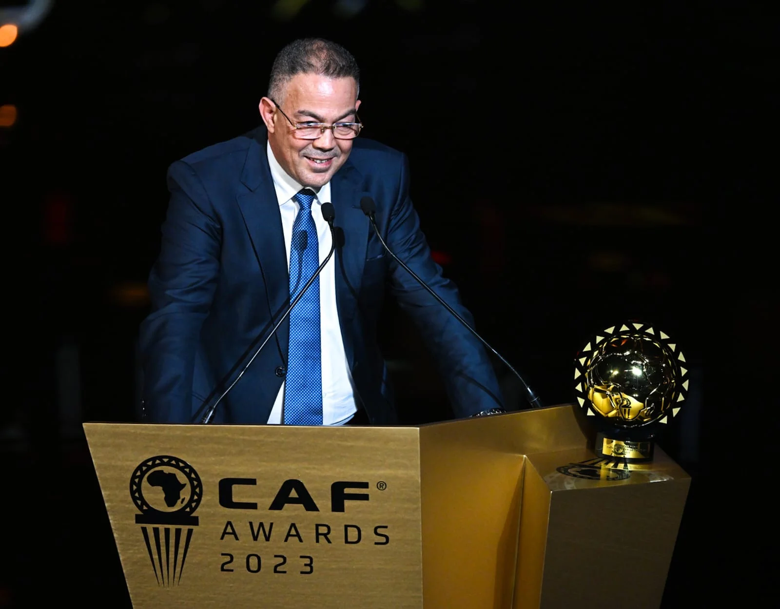 فوزي لقجع: جائزة المنتخب الوطني مهداة لجلالة الملك وللشعب المغربي