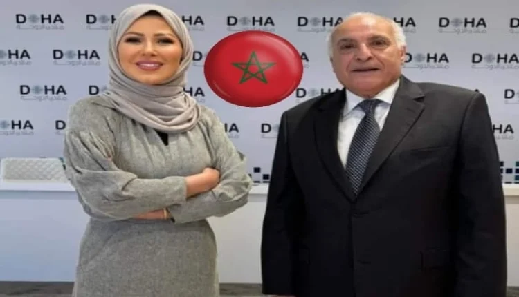 خديجة بن قنة ووزير الخارجية الجزائري