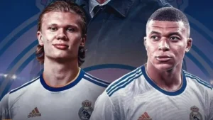 ريال مدريد يمنع طباعة اسمي مبابي وهالاند على قمصان النادي