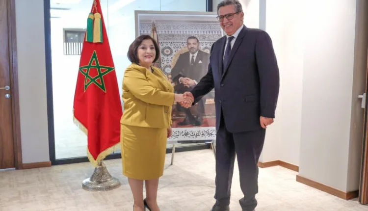 عزيز أخنوش يستقبل رئيسة الجمعية الوطنية لأذربيجان