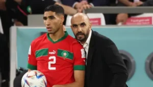 أشرف حكيمي ووليد الركراكي