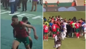 تفاصيل اعتداء لاعبي منتخب المنتخب الكونغولي على العناصر الوطنية