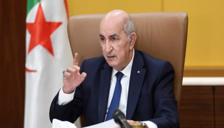 رئيس الجزائر عبد المجيد تبون