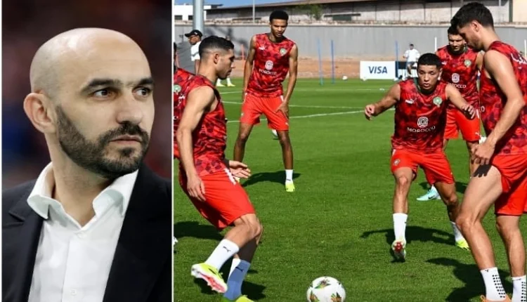 قرار من وليد الركراكي بخصوص تدريبات المنتخب المغربي ووسائل الإعلام