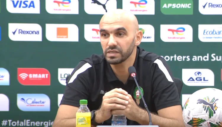 وليد الركراكي يعترف قبل مواجهة جنوب أفريقيا