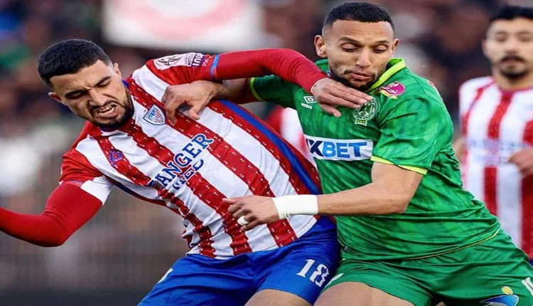 المغرب التطواني يفرض التعادل على متصدر الترتيب الرجاء الرياضي