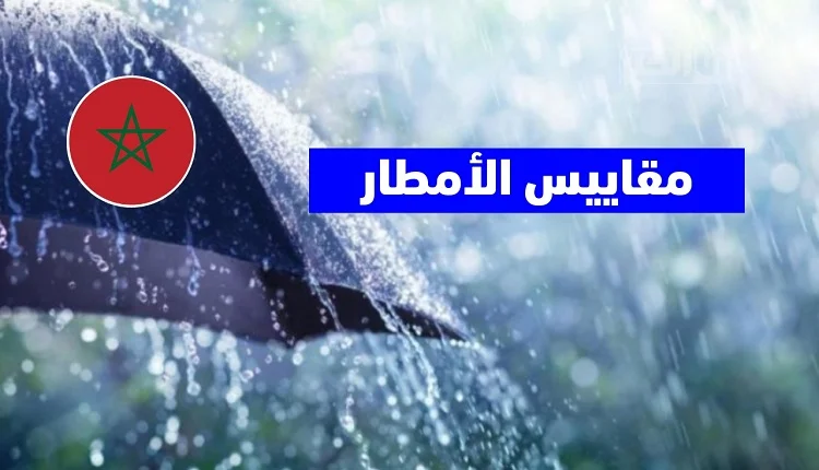 مقاييس التساقطات المطرية المسجلة بالمغرب خلال 24 ساعة الأخيرة