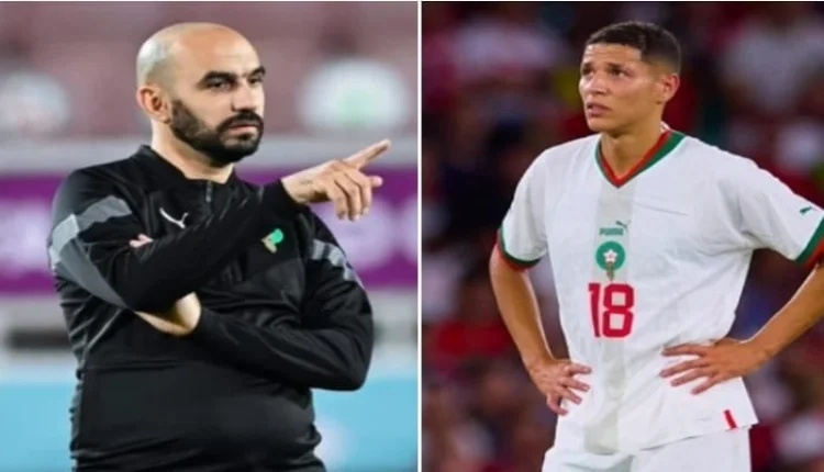 أمين حارث يردٌّ على وليد الركراكي بعد استبعاده من المنتخب المغربي