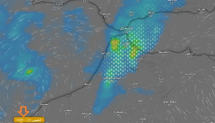تفاصيل حالة جوية غير مستقرة تضرب شمال ووسط المغرب