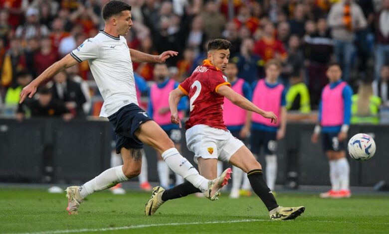 بطولة إيطاليا: روما يحسم الديربي أمام لاتسيو 1-0