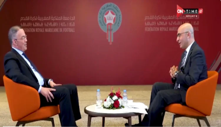 فوزي لقجع ضيفًا على "أون تايم سبورت" في حوار خاص