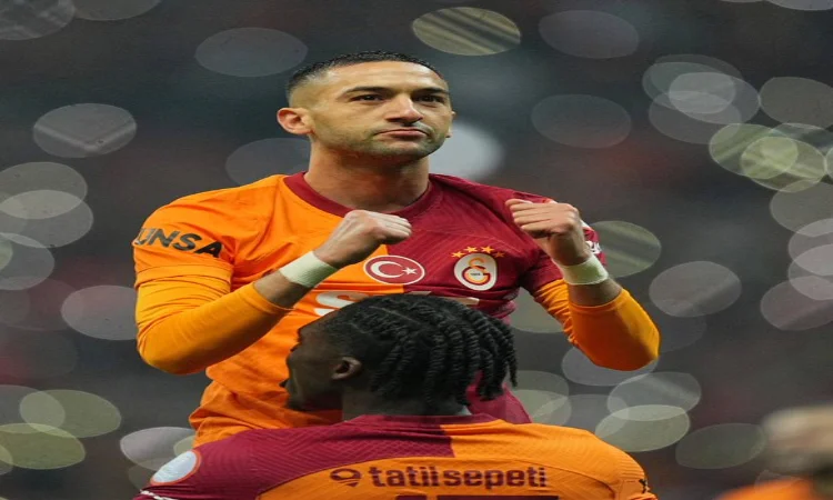 حكيم زياش يتألق بثنائية ويقود غلطة سراي لسحق سيفاس سبور