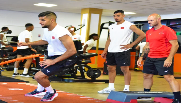 المنتخب المغربي الأولمبي يستعد لمواجهة أوكرانيا في أولمبياد "باريس 2024"