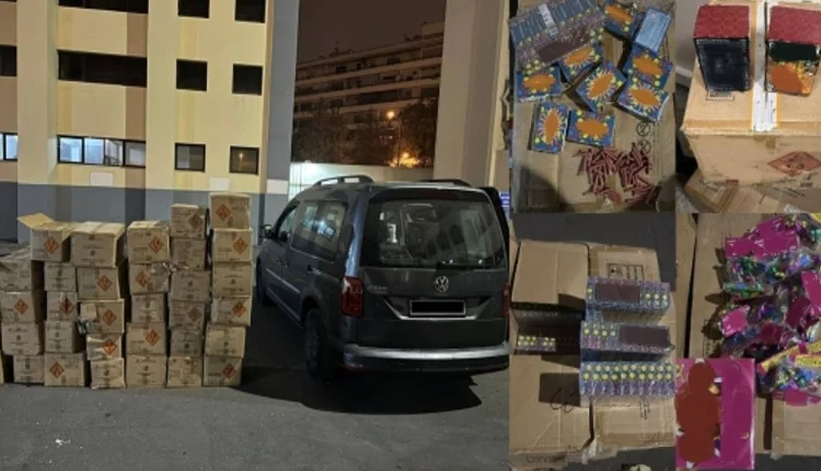 أمن البيضاء يحجز 370 ألف وحدة من المفرقعات المهربة