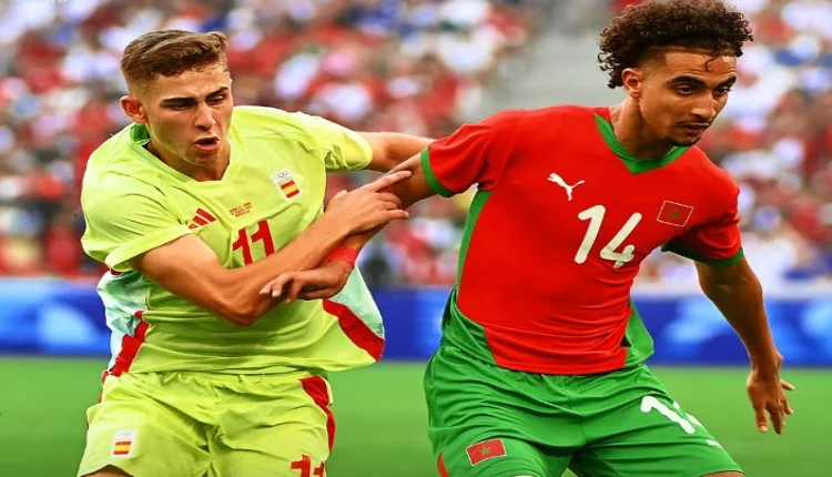 المنتخب المغربي يخسر أمام إسبانيا في نصف نهائي الألعاب الأولمبية