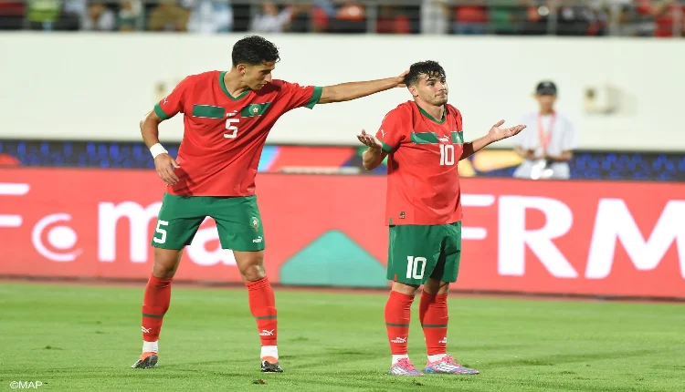 المنتخب المغربي يؤكد قوته الهجومية أمام الغابون