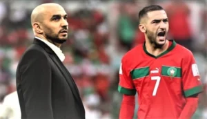 وليد الركراكي يستعد لغياب زياش ويرى في هذا الاعب البديل المثالي
