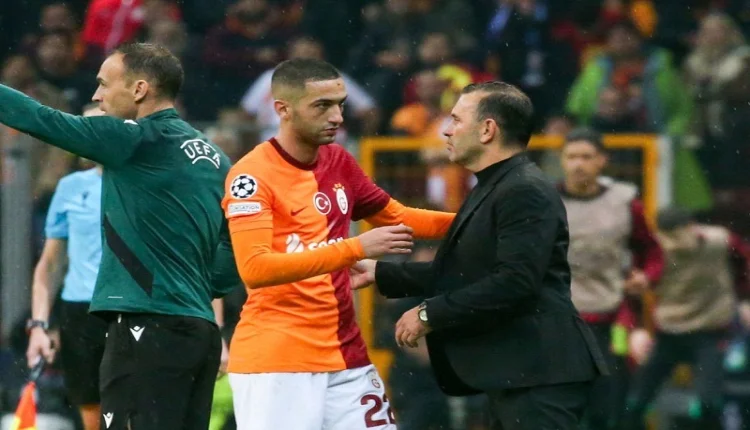 حكيم زياش.. مدرب غلطة سراي يخرج بتصريحات جديدة حول اللاعب