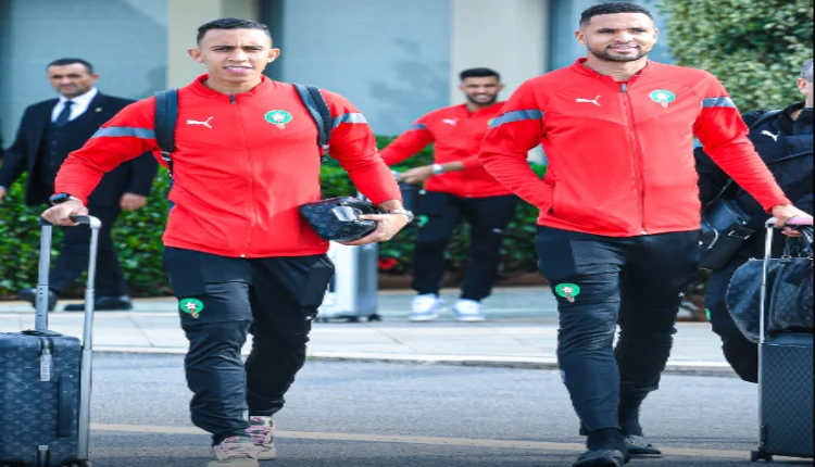 المنتخب المغربي يتوجه إلى الغابون استعداداً لمواجهة حاسمة -صور-