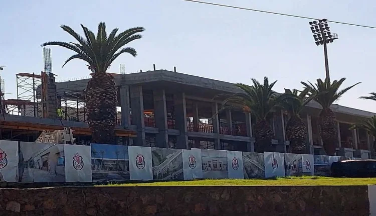 أشغال بوثيرة سريعة في ملعب بلفدير بالرباط (صور)