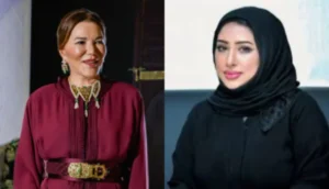 الأميرة للا حسناء وسعادة الشيخة سارة بنت حمد آل ثاني تترأسان بالدوحة عرضا لفن التبوريدة