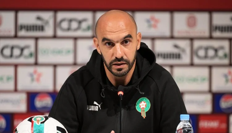 إصابة مهاجم مغربي تثير قلق الركراكي قبل تصفيات كأس العالم