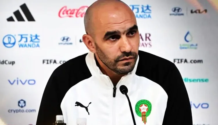 وليد الركراكي مدرب المنتخب المغربي ـ أرشيفية ـ
