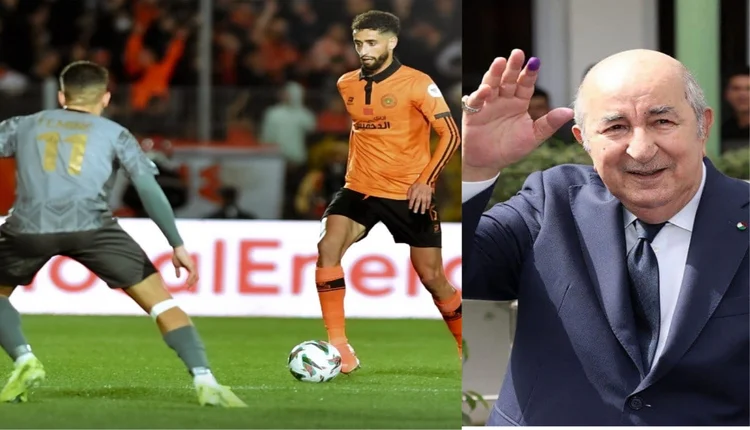 عبد المجيد تبون ونهضة بركان في صورة مركبة